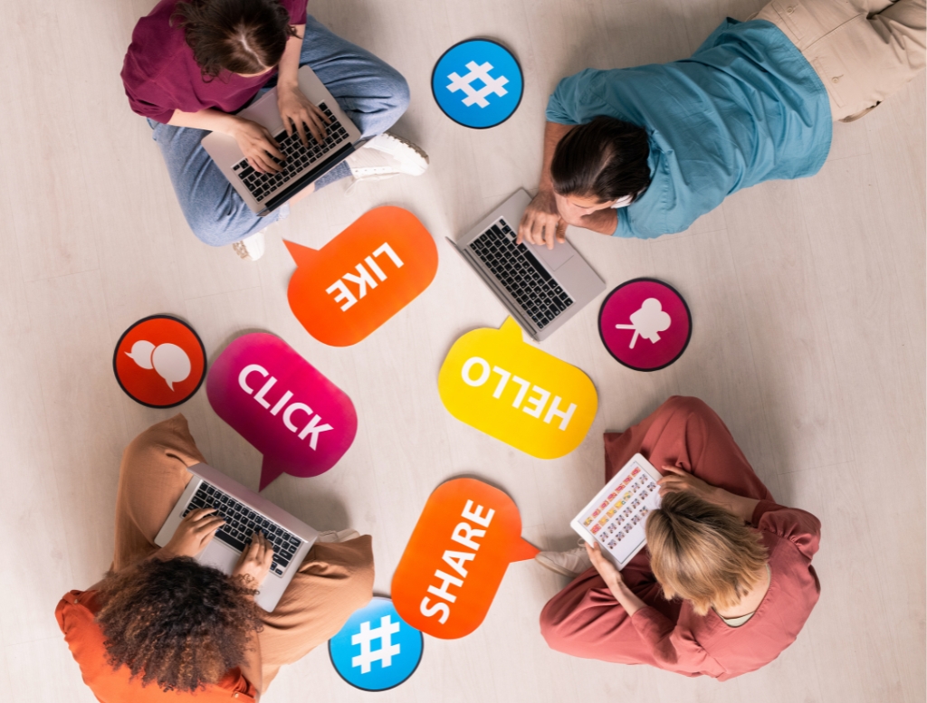Gruppo di persone Social